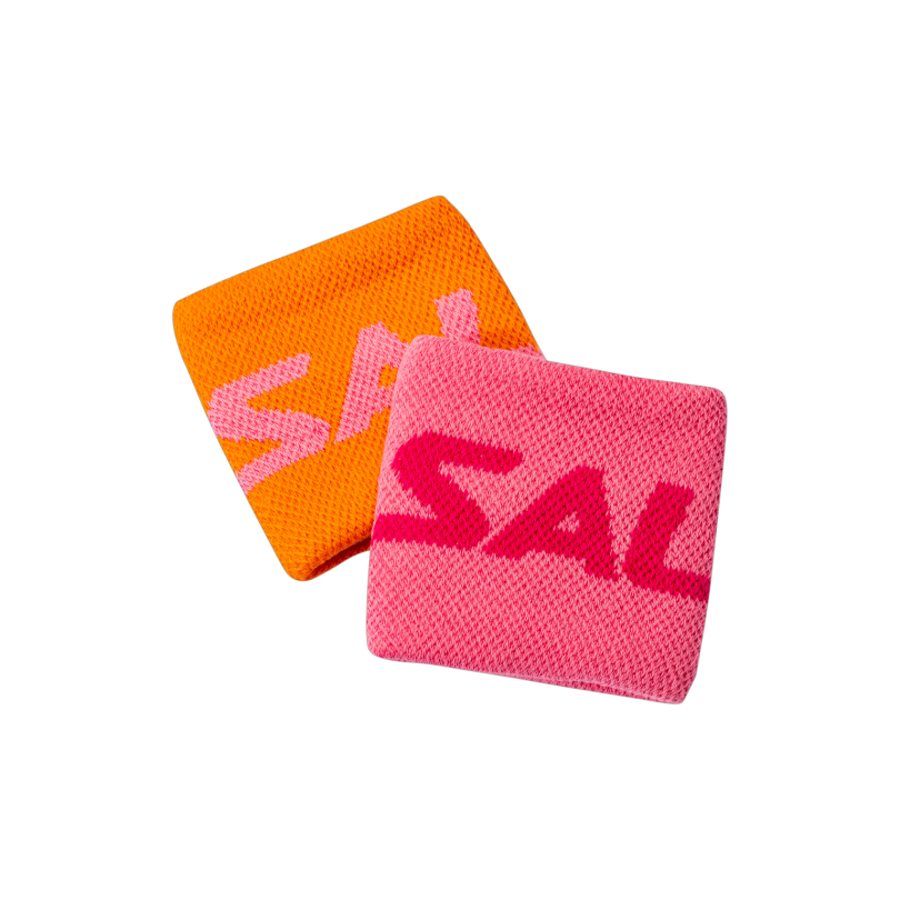 Salming frotka Wristband Short 2-pack Orange/Pink