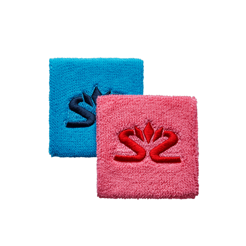 Salming frotka Wristband Short 2-pack Blue/Pink