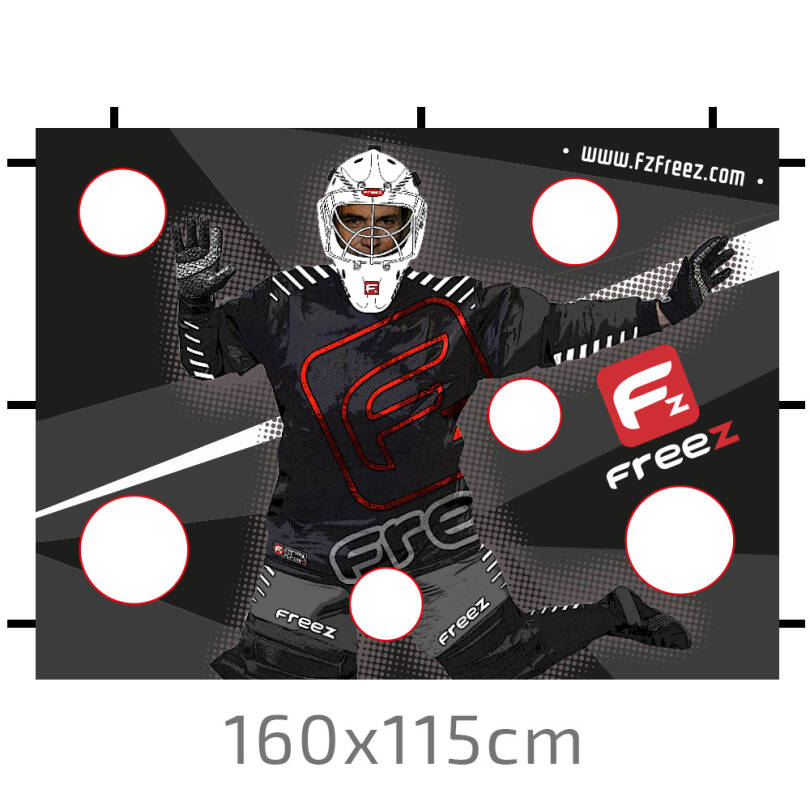 Freez Floorball Autobramkarz Goal buster 160 x 115 Black