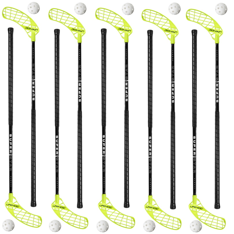 Unihoc Superstar 30 SR 10 kijow + 10 piłeczek