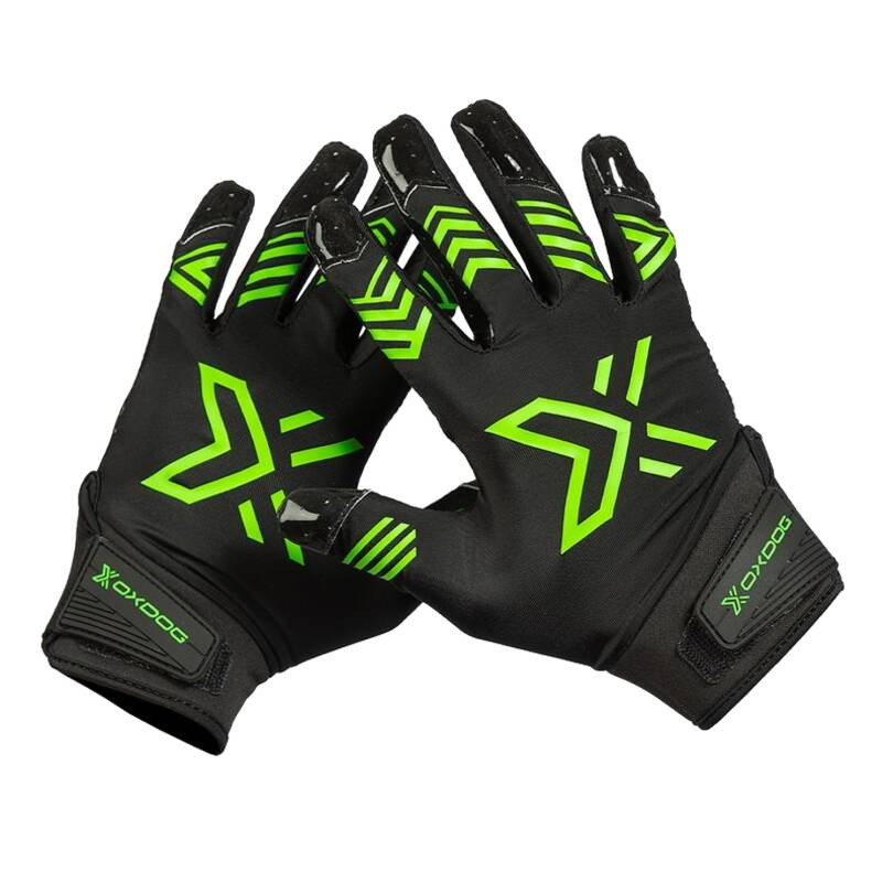 Oxdog X2 Silicon Goalie Glove Black-Green JR