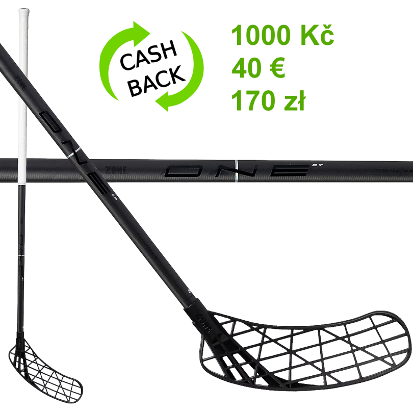 Zone floorball AirOne ONE 27 Thin rawblack