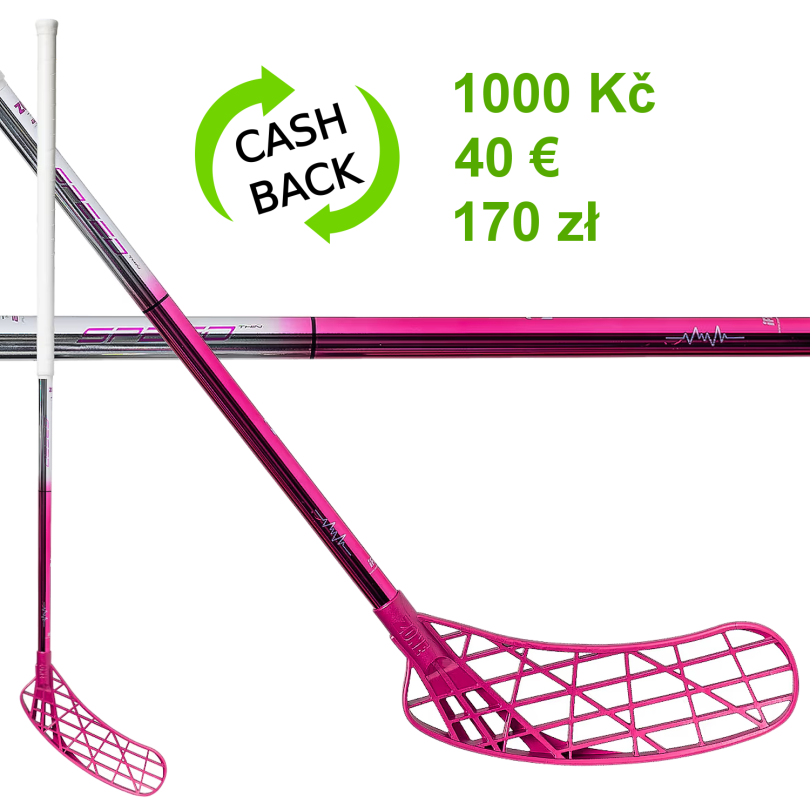 Zone floorball Air/One Speed 29 Thin chrome/magenta
