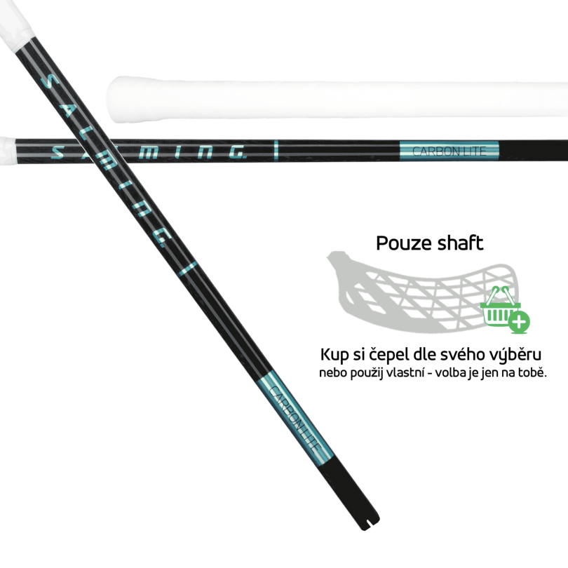 Salming Q-series Carbon Lite Shaft 27 Black / LagunaBlue