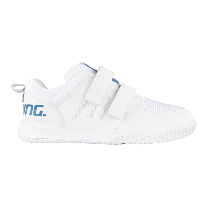 Salming Rival 2 Kid Velcro White / Blue