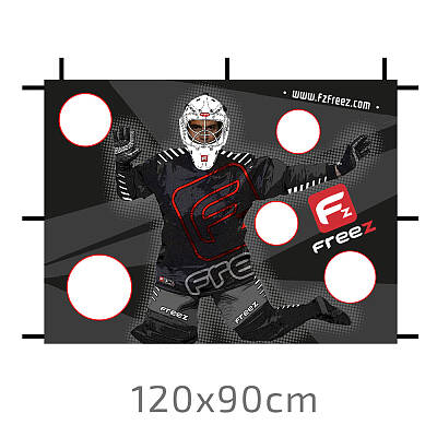 Freez Autobramkarz Goal buster 120 x 90 cm Black