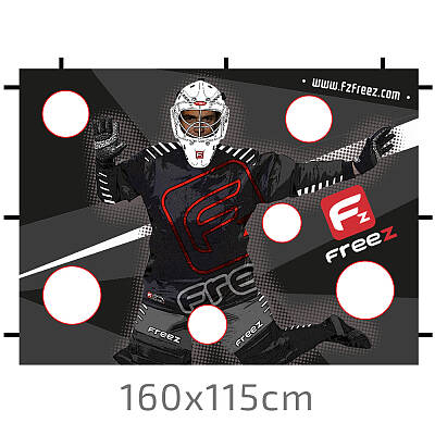 Freez Floorball Autobramkarz Goal buster 160 x 115 Black