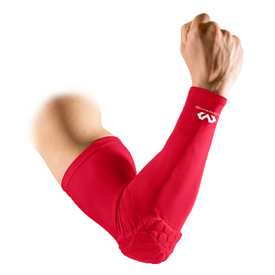 McDavid 6500 Hex Shooter Arm Sleeve czerwony rozm. M