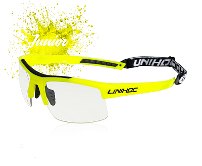 Unihoc Energy JR okulary Neon Yellow
