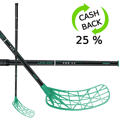 Unihoc Evolite Pro FL 29 black/turq SLIM