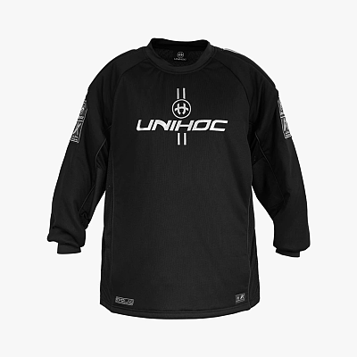 Unihoc Goalie Sweater Alpha Evolab Black/Silver