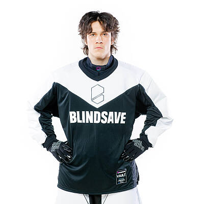 Blindsave Vault Goalie Jersey Top Black & White