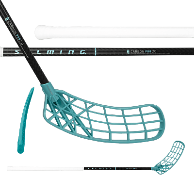 Salming Q-series Carbon Pro 2.0 Trident TX 29 Black / Laguna Blue