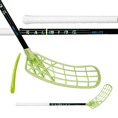 Salming Mid Lite JR Trident Endurance 35 Black / Light Green