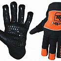 MPS Orange zestaw bramkarski + maską MPS Pro BO + Unihokejowe rękawice MPS