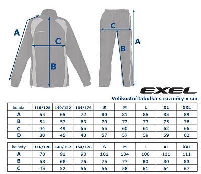 EXEL zestaw Hero Windsuit Sr black