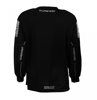 Unihoc Goalie Sweater Alpha Black/Silver
