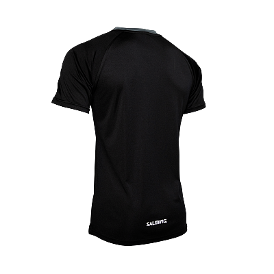 Salming koszula Core 22 Match Tee JR Black/Asphalt
