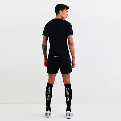 Salming koszula Core 22 Match Tee JR Black/Asphalt