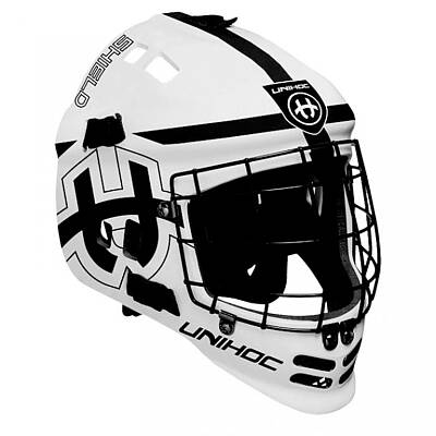 Unihoc zestaw bramkarski  Shield JR black + kask shield white/black