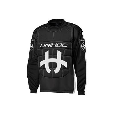 Unihoc zestaw bramkarski  Shield JR black + kask shield blue
