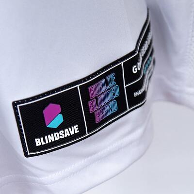 Blindsave zestaw bramkarski Legacy white + kask Shark white