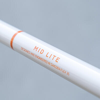 Salming Quest2 Mid Midlite 35 JR White/Nectarine
