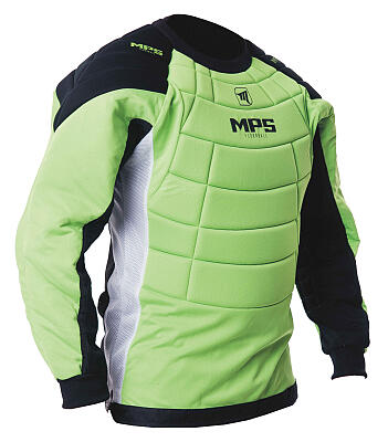 MPS Green zestaw bramkarski + Pro Flame - Green/Chrome + Unihokejowe rękawice MPS