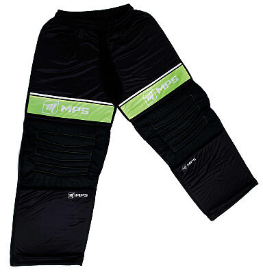 MPS Green zestaw bramkarski + Pro Flame - Green/Chrome + Unihokejowe rękawice MPS