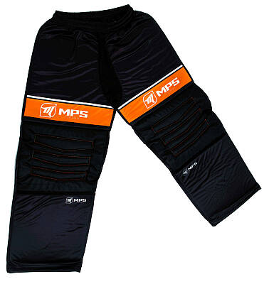 MPS Orange zestaw bramkarski + Pro Flame - Black/Orange + Unihokejowe rękawice MPS