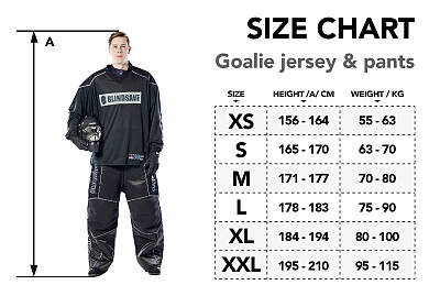 Blindsave Legacy spodnie bramkarskie (Rebound Control) Black