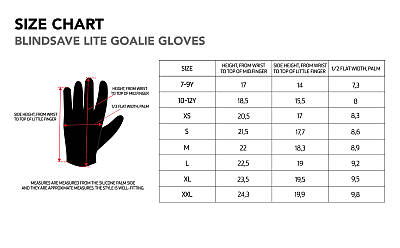 Blindsave Lite Goalie rękawice bramkarskie JR.