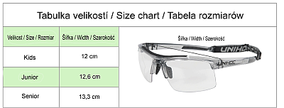 Unihoc Okulary Energy Junior Eyewear White