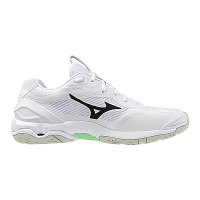 Mizuno Wave Stealth 6(U) / White/Black/Frozen Emerald
