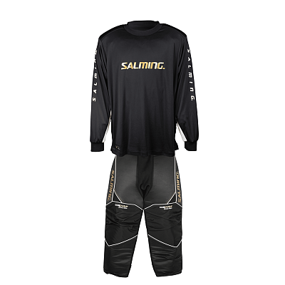 Salming zestaw bramkarski React black/white