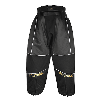 Salming zestaw bramkarski React black/red + kask Salming Phoenix Elite Helmet White Shiny