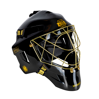 Zone zestaw bramkarski PRO3 Superwide Black/Gold Helmet set