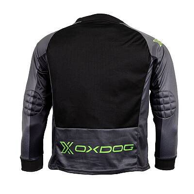 Oxdog koszulka bramkarski Goalie Shirt JR Black/Green padded