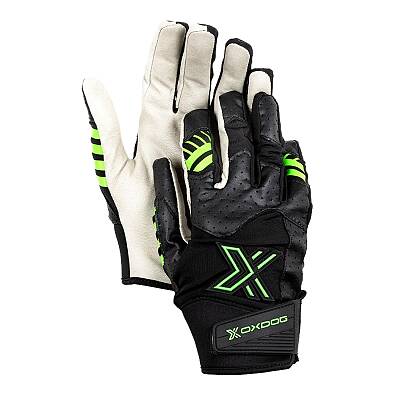 Oxdog X2 Skin Goalie Glove Black-Green SR