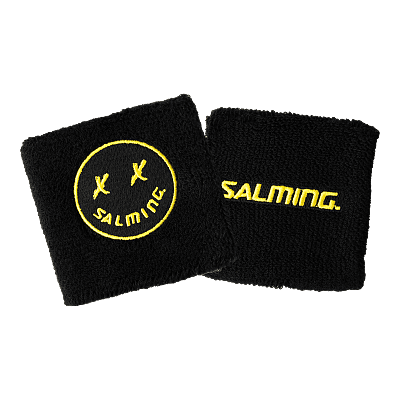 Salming Wristband Short 2-pack ICON Black/Yellow