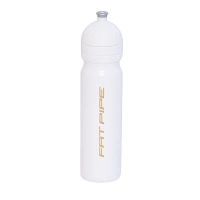 Fatpipe Bidon 1,0 L bílá/zlatá