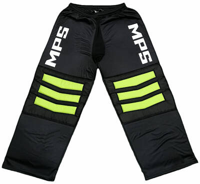 MPS ELITE zestaw bramkarski Green + kask Pro Flame - Green /Chrome + Unihokejowe rękawice MPS