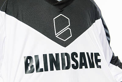 Blindsave Vault Goalie Jersey Top White & Black