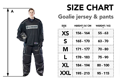 Blindsave Vault Goalie Jersey Top Black & White