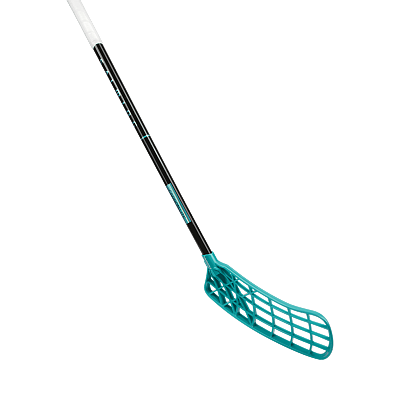 Salming Q-series Carbon Lite JR Trident TX 30 Black / Laguna Blue