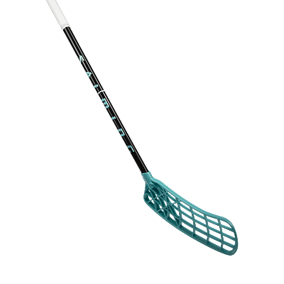Salming Q-series Aero JR Trident TX 30 Black / Laguna Blue