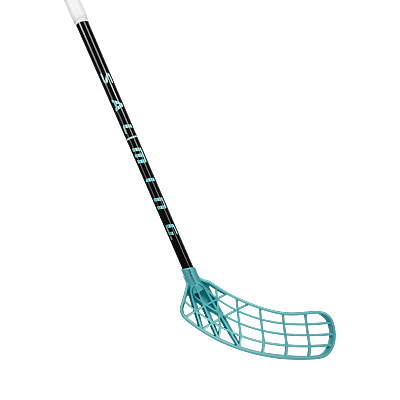 Salming Q-series Aero JR Trident TX 30 Black / Laguna Blue