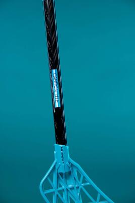 Salming Q-series Carbon Lite Trident TX 27 Black / LagunaBlue
