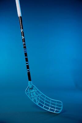 Salming Q-series Aero Trident TX 27 Black / Laguna Blue
