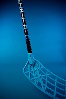 Salming Q-series Aero Trident TX 29 Black / Laguna Blue